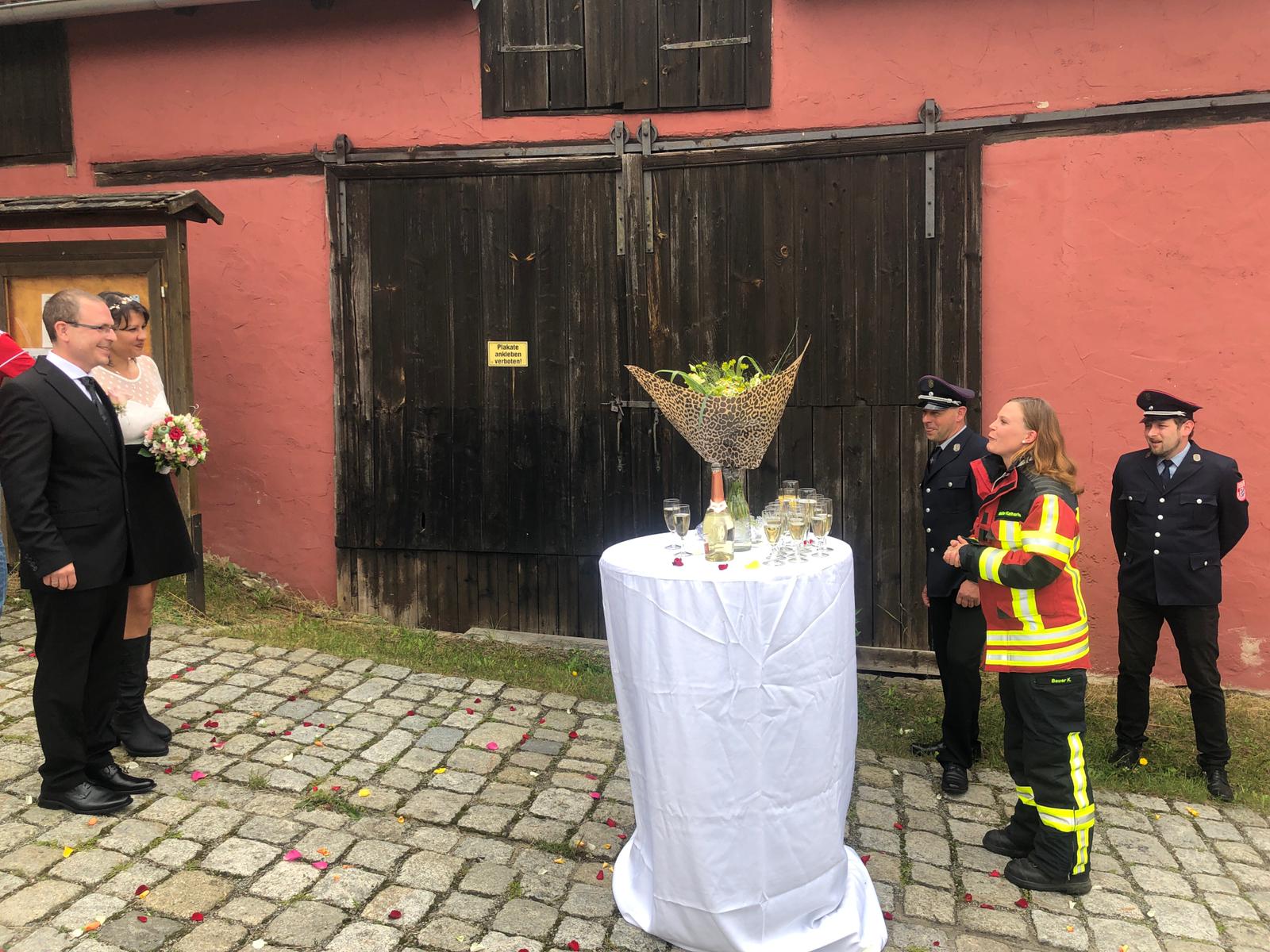 Hochzeit Nr. 2 in der Führungsmannschaft unserer FFW im Jahr 2020